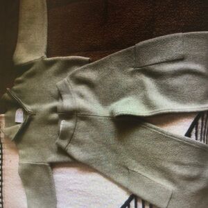 Cozy Olive Green Knit Set